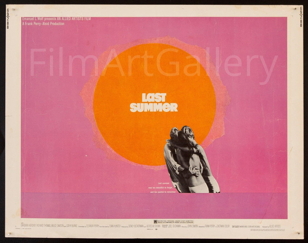 Last Summer Original Vintage Movie Poster