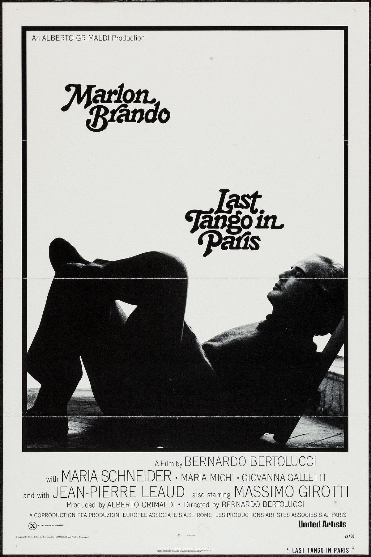 Last Tango In Paris Original Vintage Movie Poster