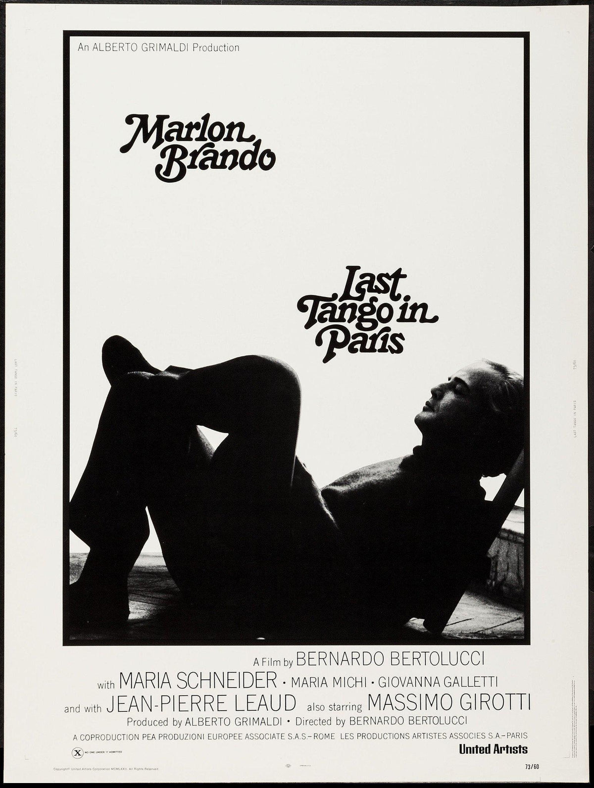 Last Tango In Paris Original Vintage Movie Poster