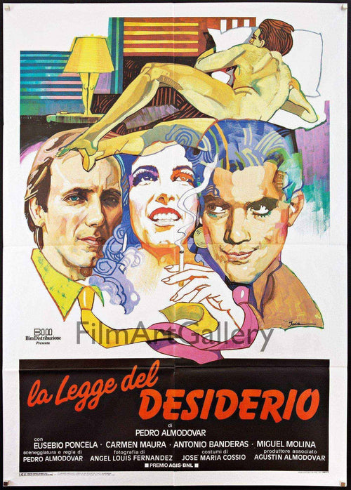 Law of Desire Original Vintage Movie Poster