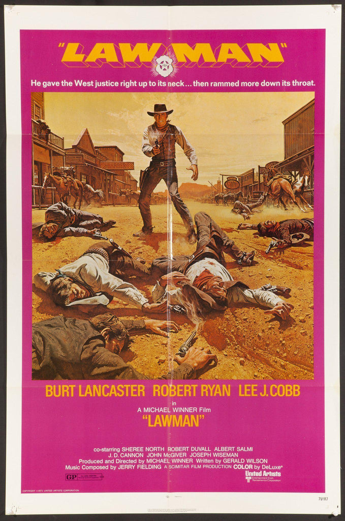 Lawman 1 Sheet (27x41) Original Vintage Movie Poster