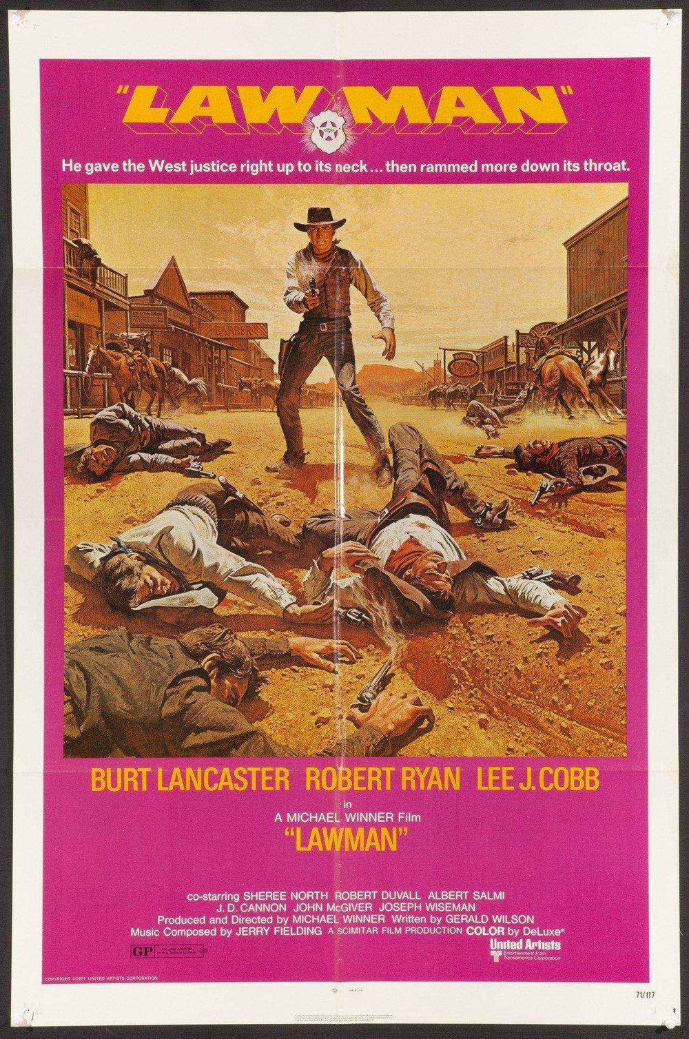 Lawman Original Vintage Movie Poster