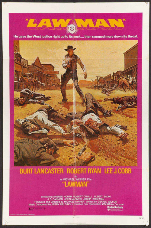 Lawman Original Vintage Movie Poster