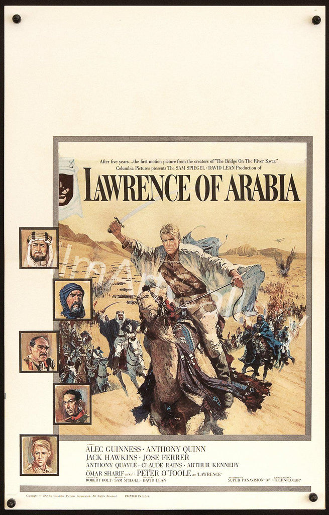 Lawrence of Arabia Original Vintage Movie Poster
