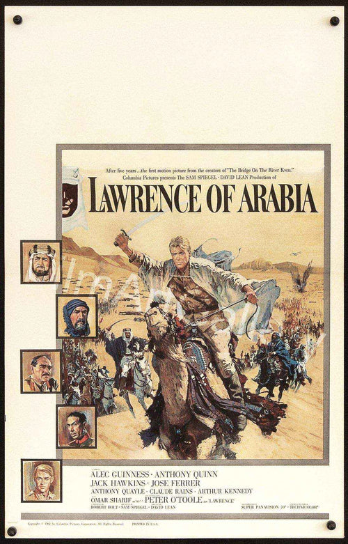 Lawrence of Arabia Original Vintage Movie Poster