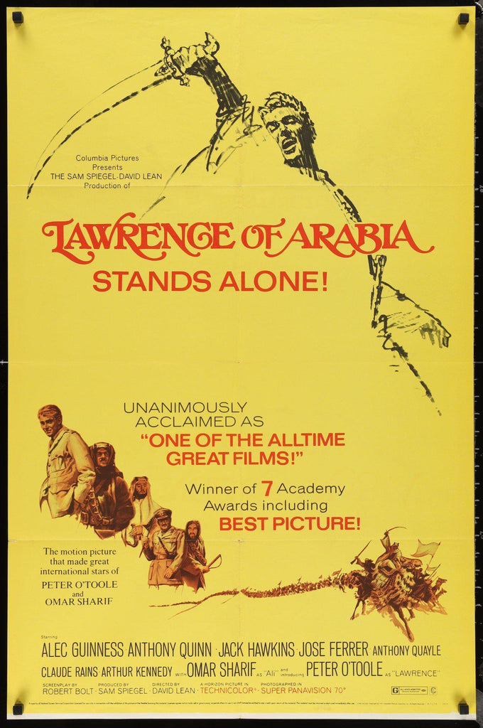 Lawrence of Arabia Original Vintage Movie Poster