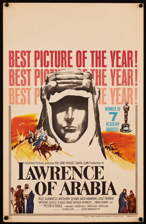 Lawrence of Arabia Original Vintage Movie Poster