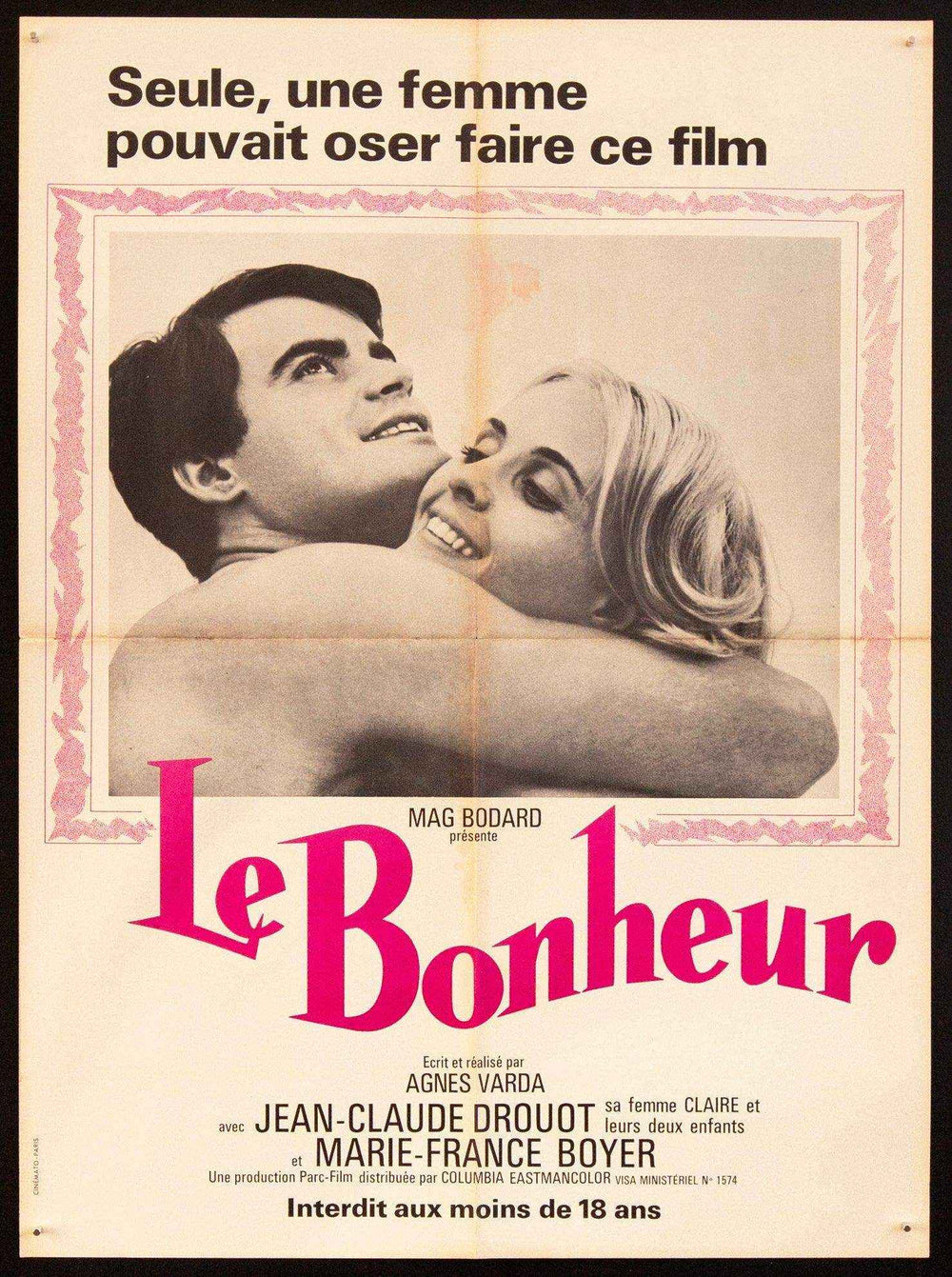 Le Bonheur Original Vintage Movie Poster