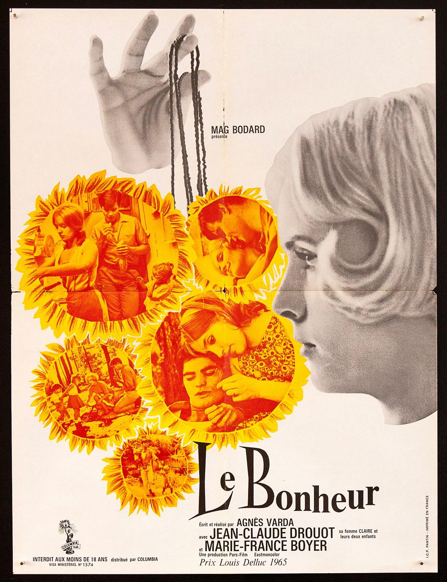 Le Bonheur Movie Poster 1965 French Small (23x32)