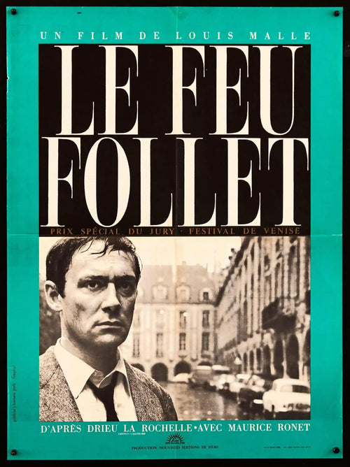 Le Feu Follet (The Fire Within) Original Vintage Movie Poster