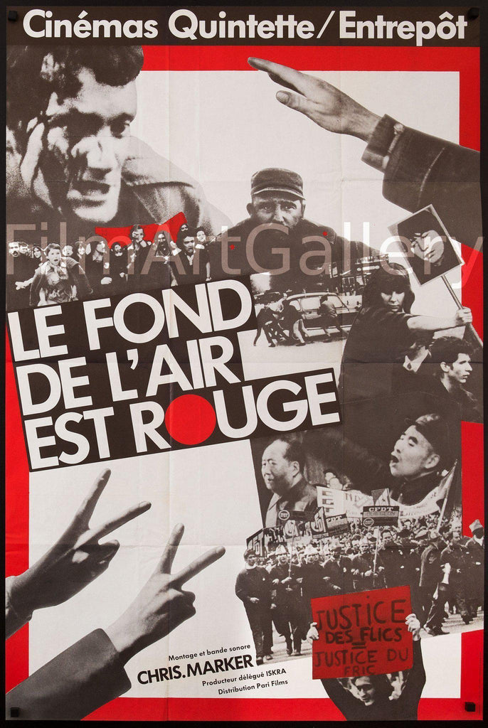 Le Fond De L'Air Est Rouge (Grin without a Cat) Original Vintage Movie Poster