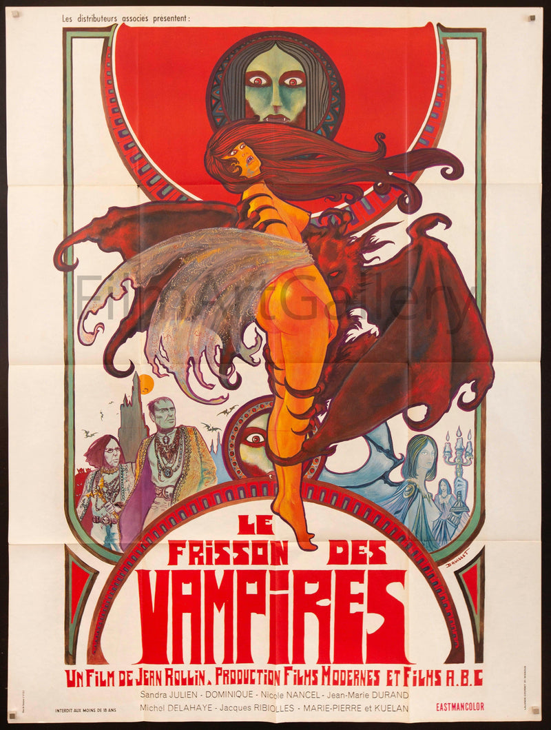Le Frisson Des Vampires (Strange Things Happen at Night) French 1 panel (47x63) Original Vintage Movie Poster