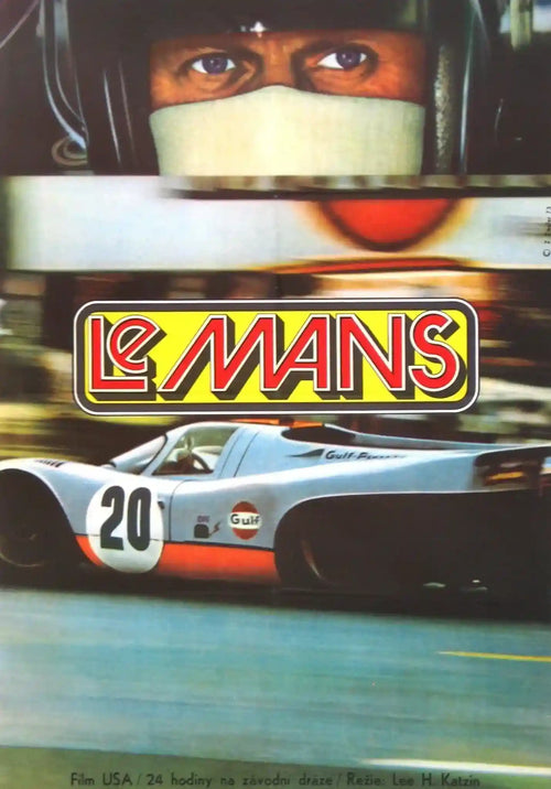Le Mans Original Vintage Movie Poster