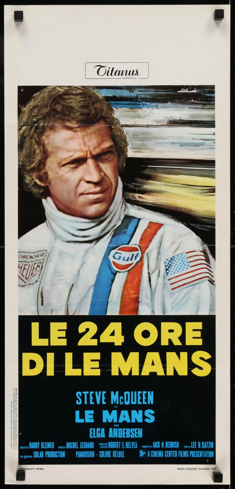 Le Mans Original Vintage Movie Poster