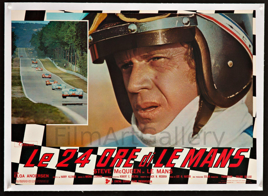 Le Mans Original Vintage Movie Poster