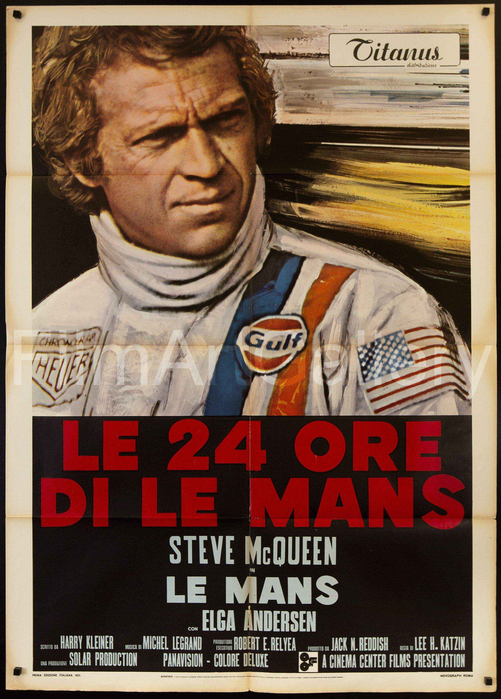 Le Mans Original Vintage Movie Poster