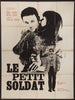 Le Petit Soldat French 1 panel (47x63) Original Vintage Movie Poster