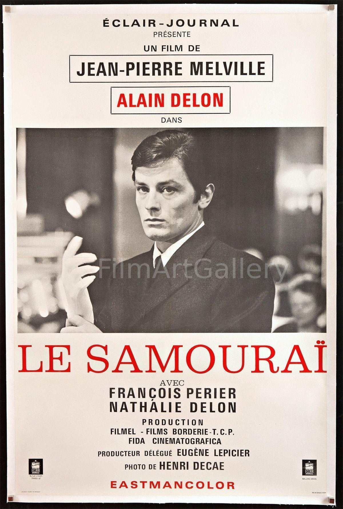 Le Samourai Original Vintage Movie Poster