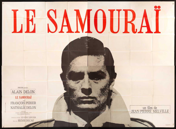 Le Samourai Movie Poster 1967 French 4 Panel (124x182)