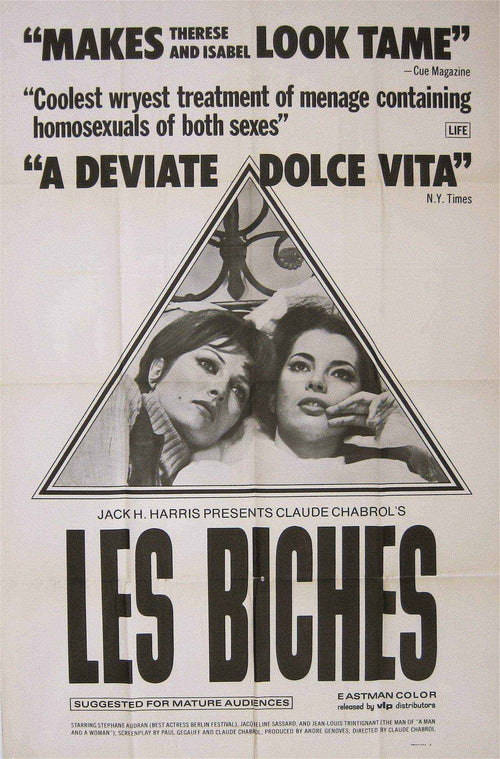 Les Biches Original Vintage Movie Poster