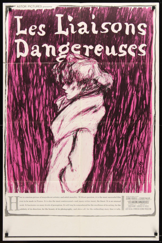 Les Liaisons Dangereuses (Dangerous Liaisons) Original Vintage Movie Poster