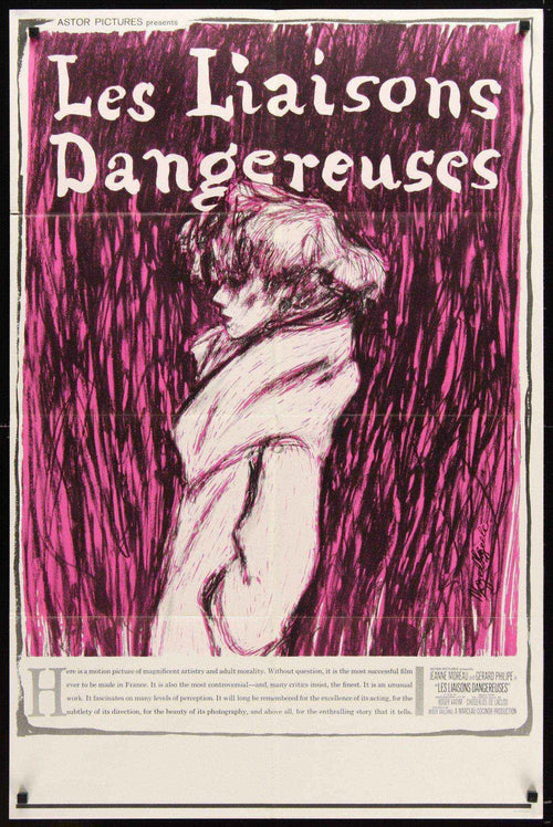 Les Liaisons Dangereuses (Dangerous Liaisons) Original Vintage Movie Poster