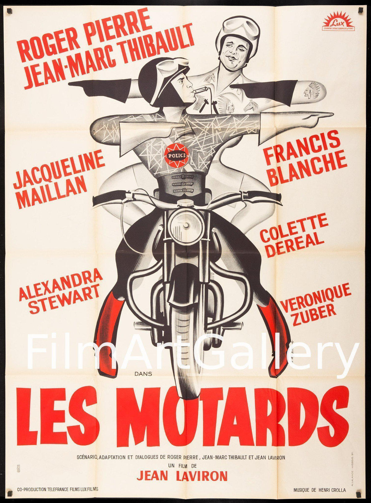 Les Motards Original Vintage Movie Poster