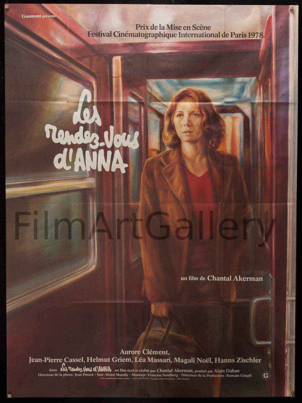 Les Rendez-Vous D'Anna (The Meetings of Anna) Original Vintage Movie Poster
