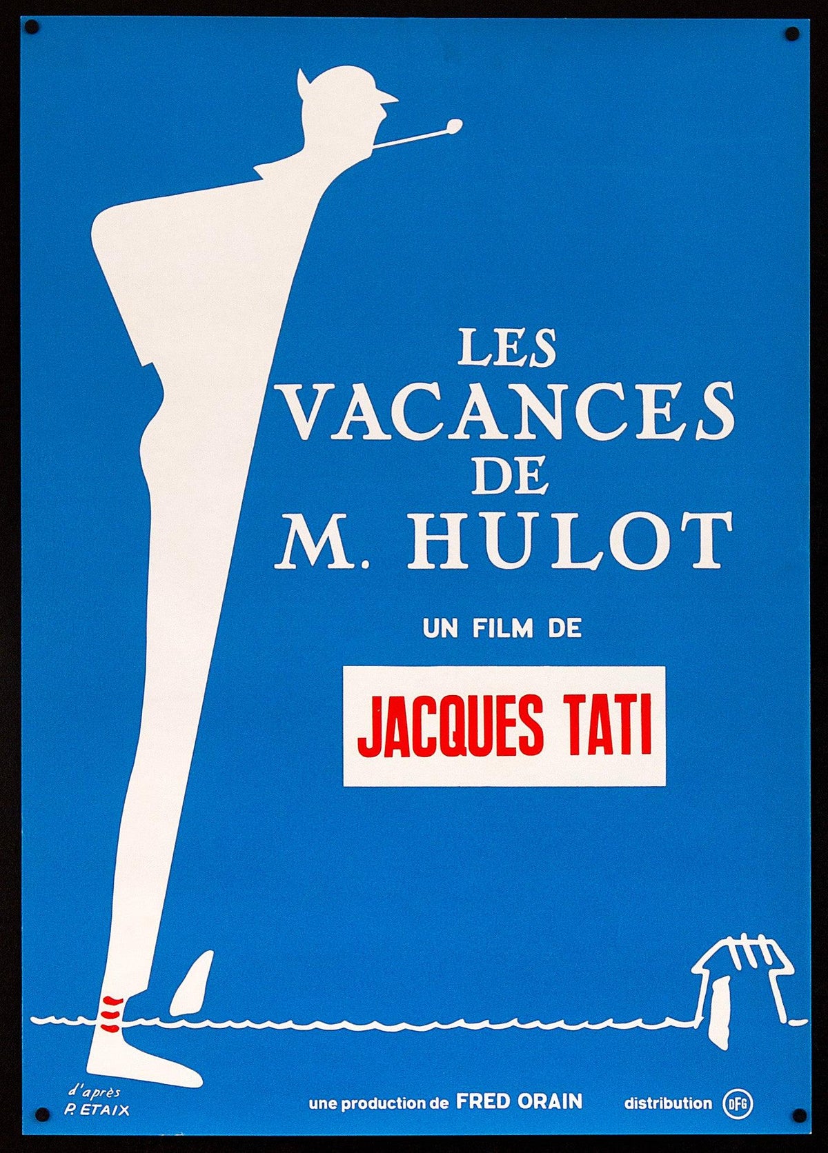 Les Vacances de Monsieur Hulot (Mr. Hulot&#39;s Holiday) 22x31 Original Vintage Movie Poster