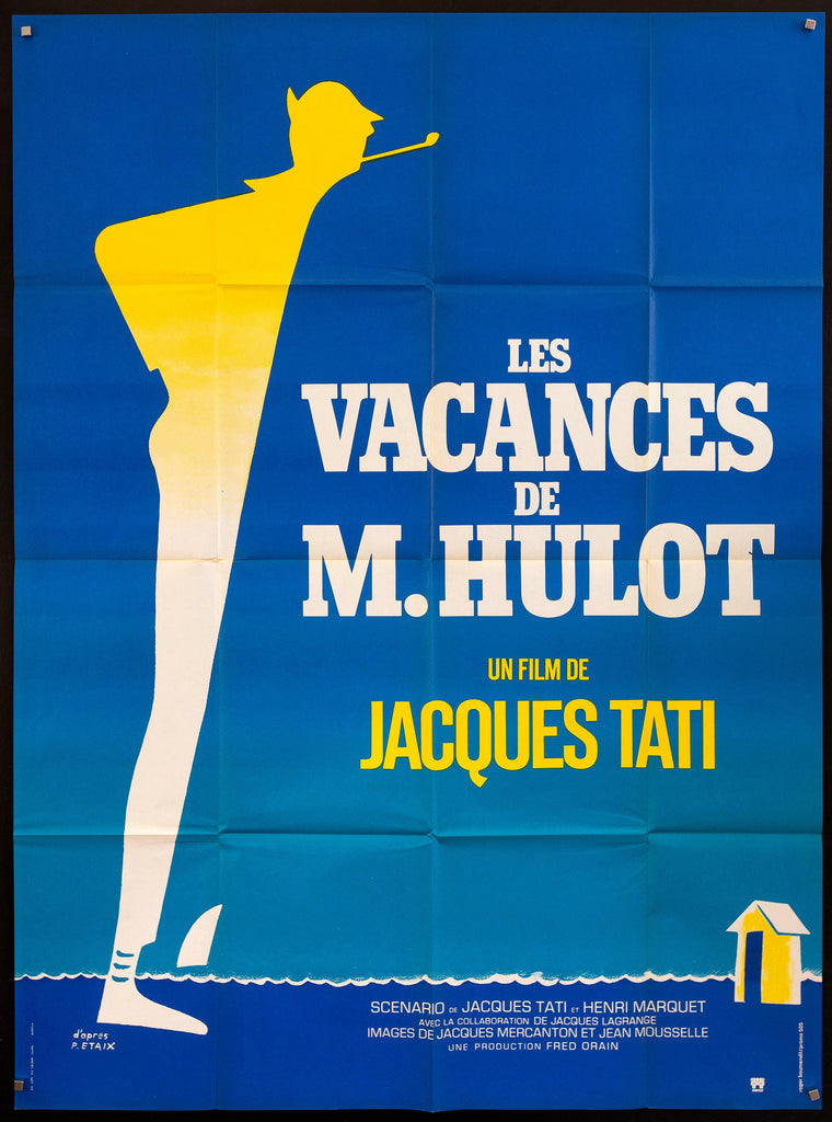 Les Vacances de Monsieur Hulot (Mr. Hulot's Holiday) French 1 panel (47x63) Original Vintage Movie Poster