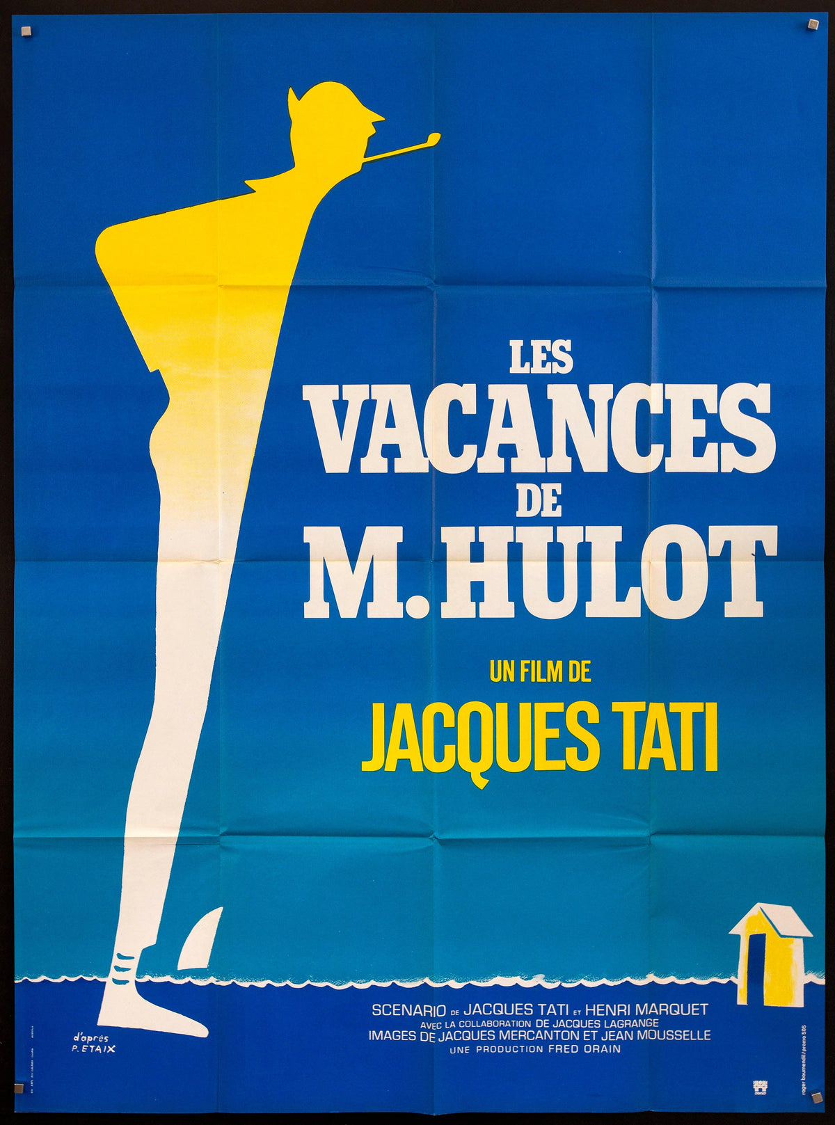 Les Vacances de Monsieur Hulot (Mr. Hulot&#39;s Holiday) French 1 panel (47x63) Original Vintage Movie Poster