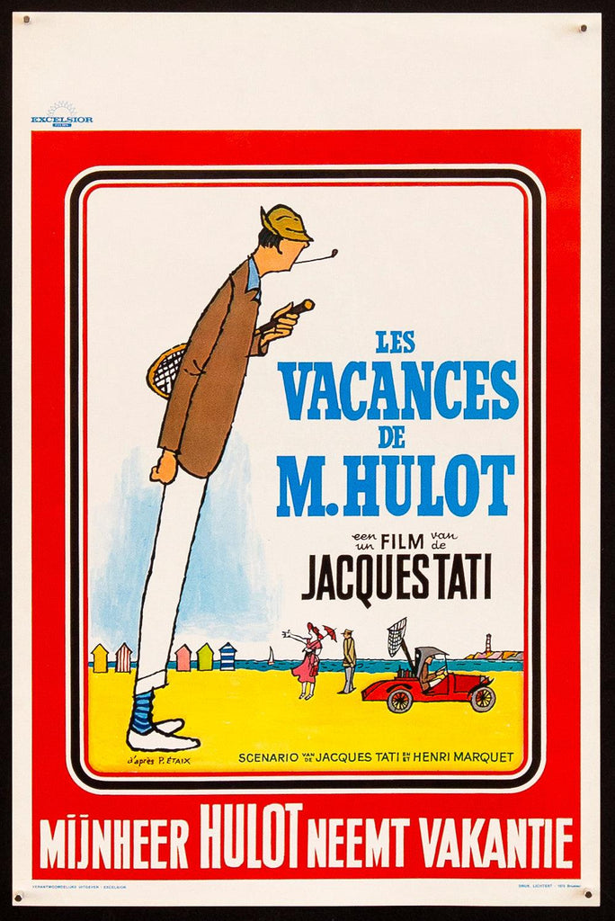 Les Vacances de Monsieur Hulot (Mr. Hulot's Holiday) Original Vintage Movie Poster