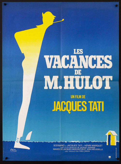 Les Vacances de Monsieur Hulot (Mr. Hulot's Holiday) Original Vintage Movie Poster