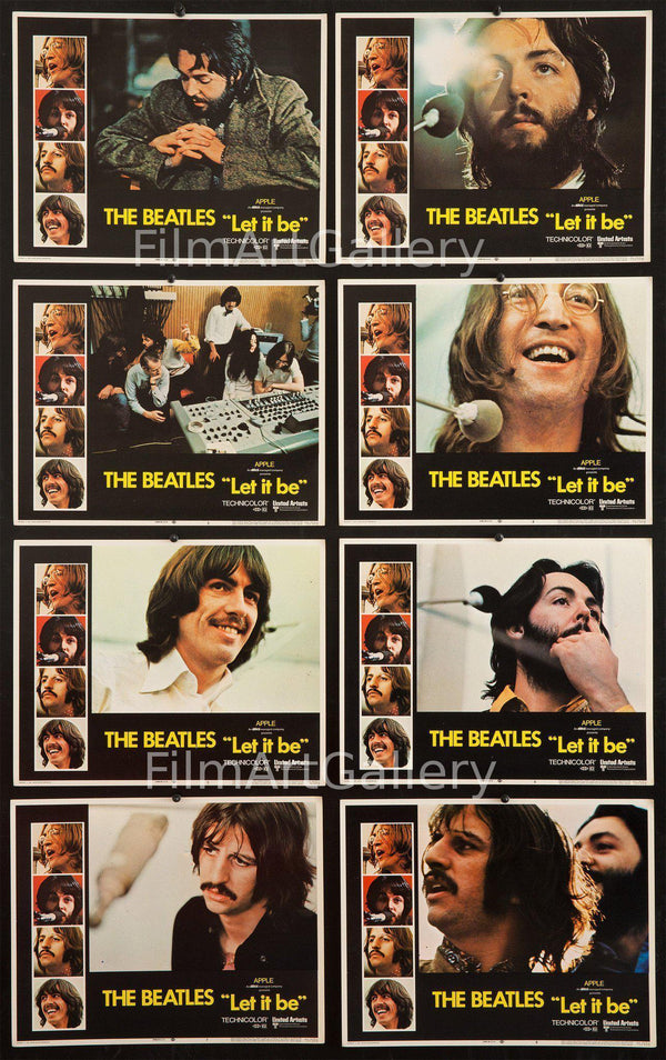 Let It Be Movie Poster 1970 Lobby Card Set