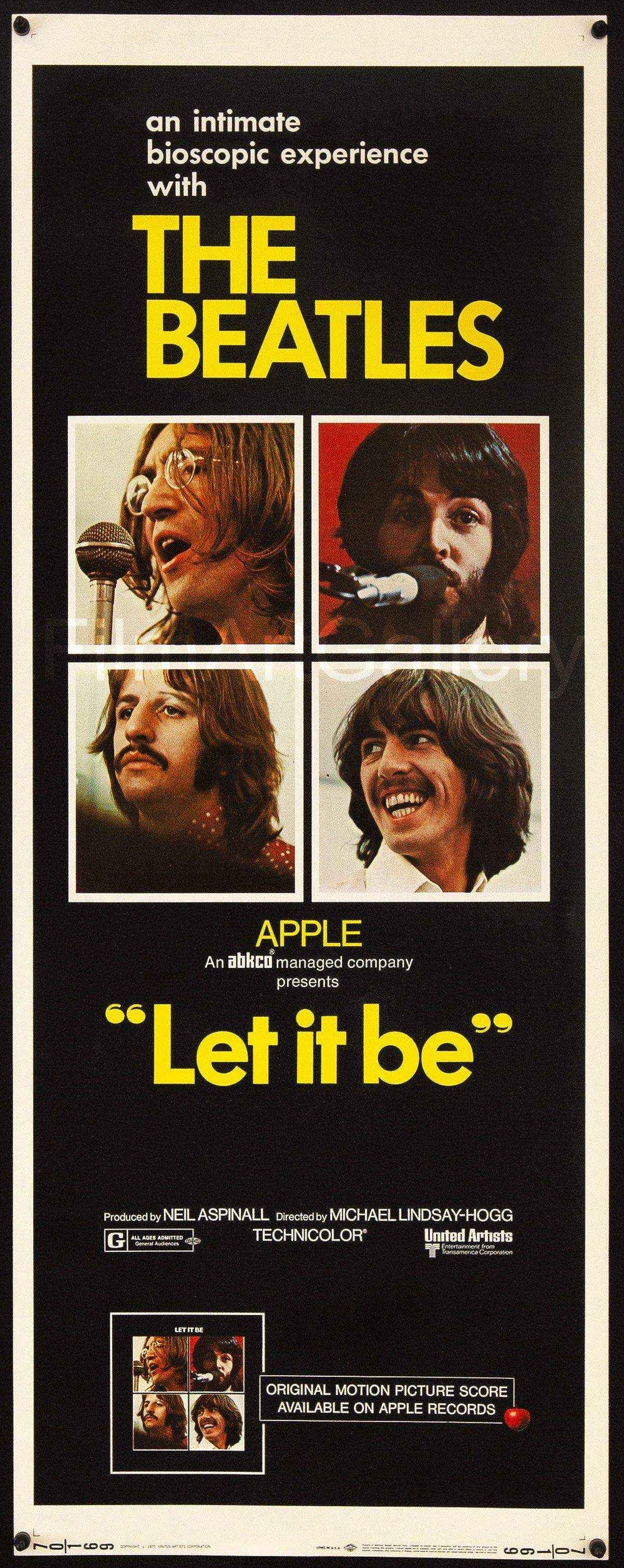 Let It Be Original Vintage Movie Poster