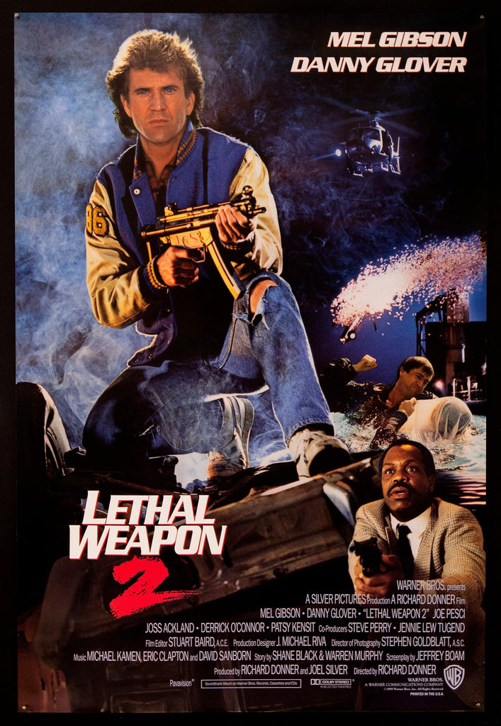 Lethal Weapon 2 Original Vintage Movie Poster