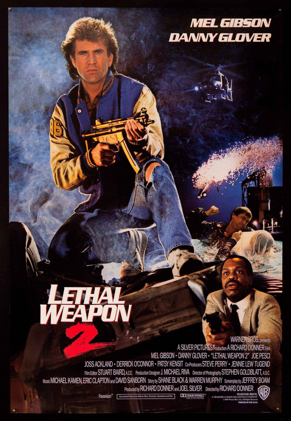 Lethal Weapon 2 Original Vintage Movie Poster