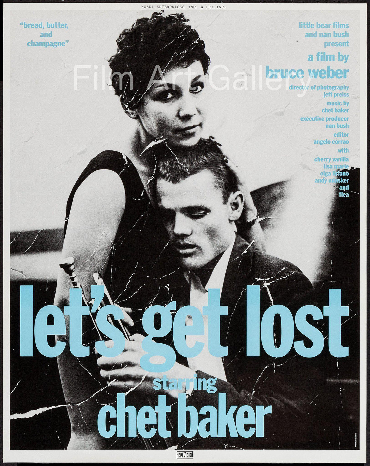 Let&#39;s Get Lost Japanese 1 panel (20x29) Original Vintage Movie Poster