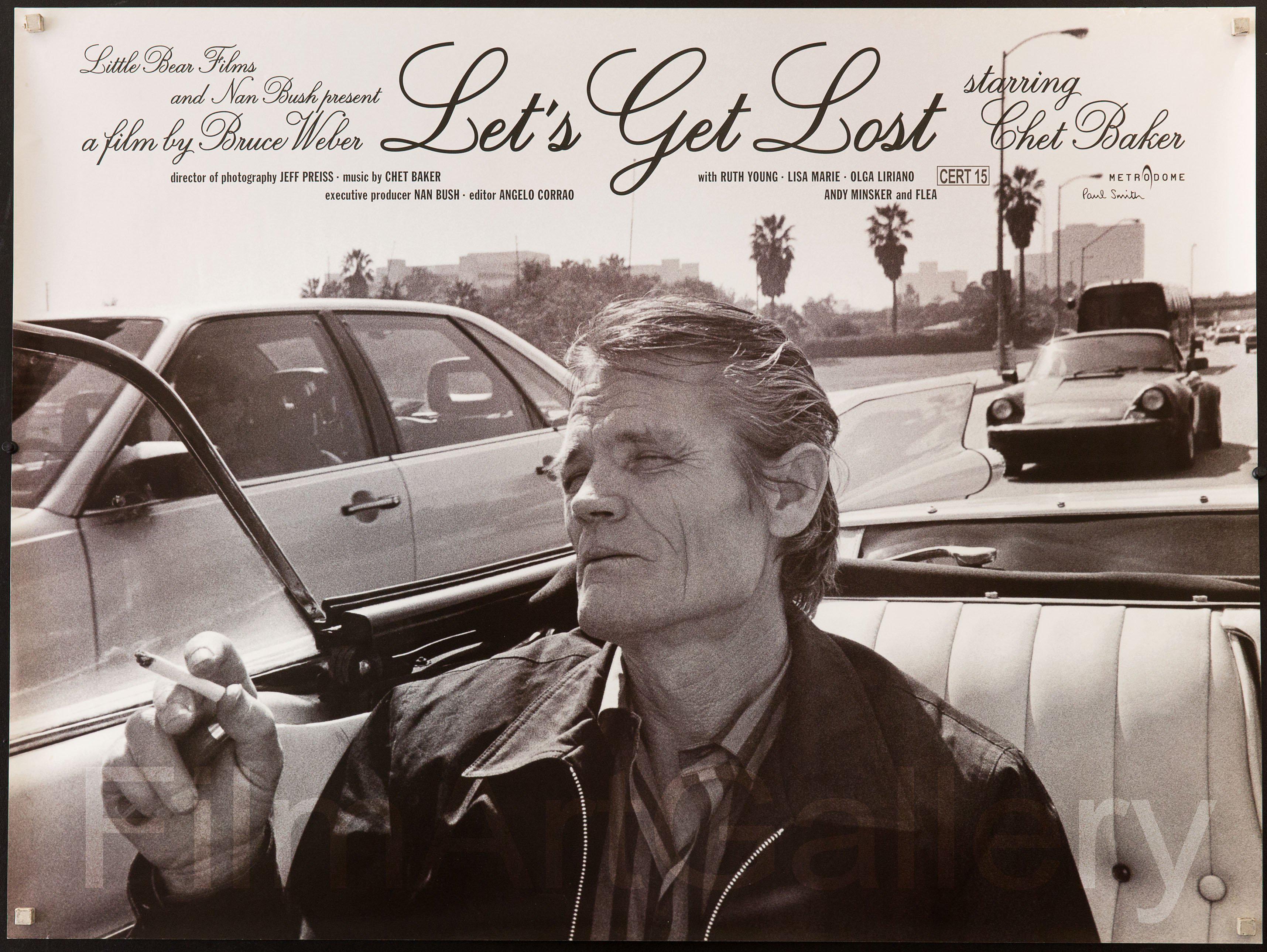 Rare 80s Vintage Bruce Weber Lets Get Lost Shirt Chet Baker