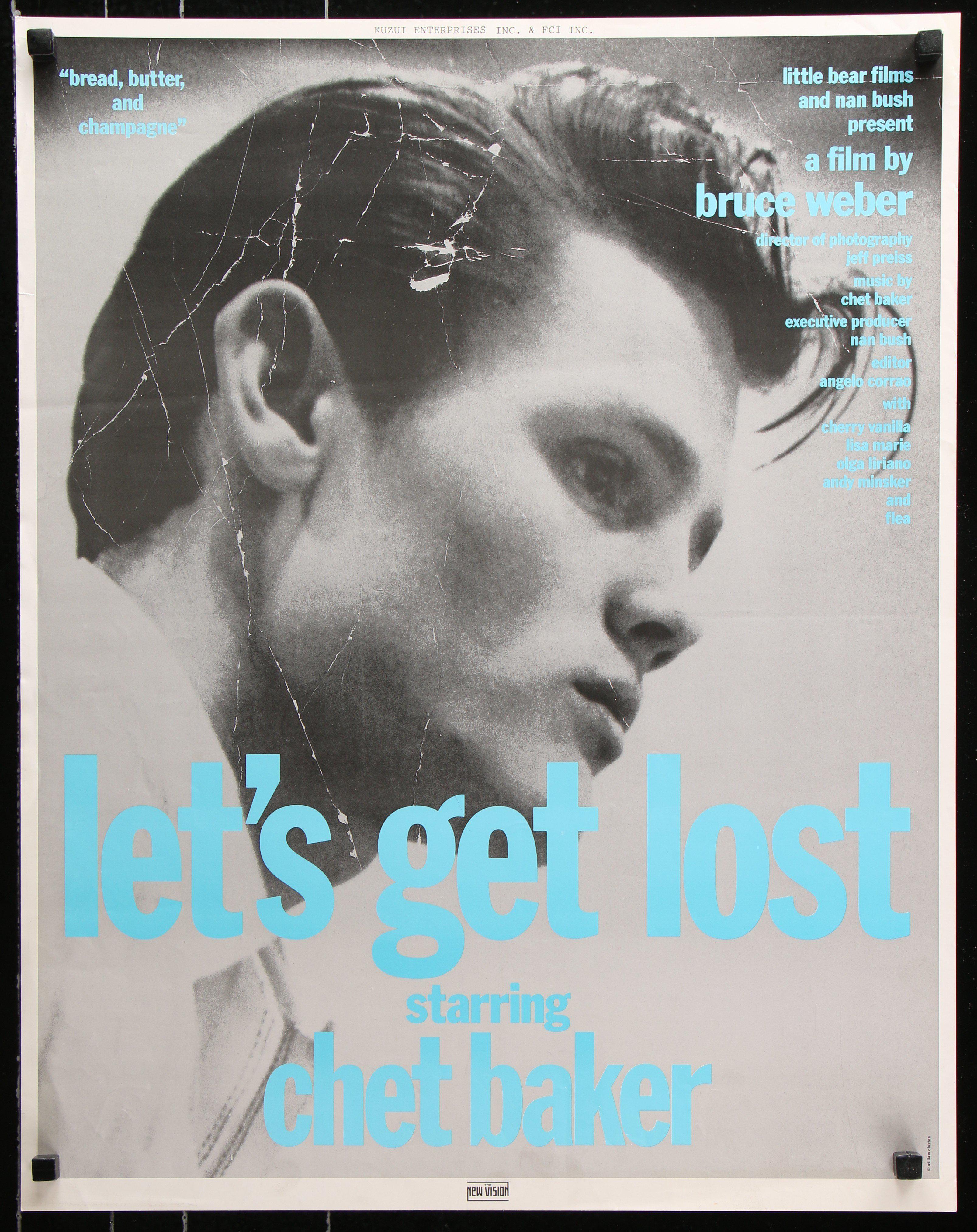 Let's Get Lost Movie Poster 1988 17x21