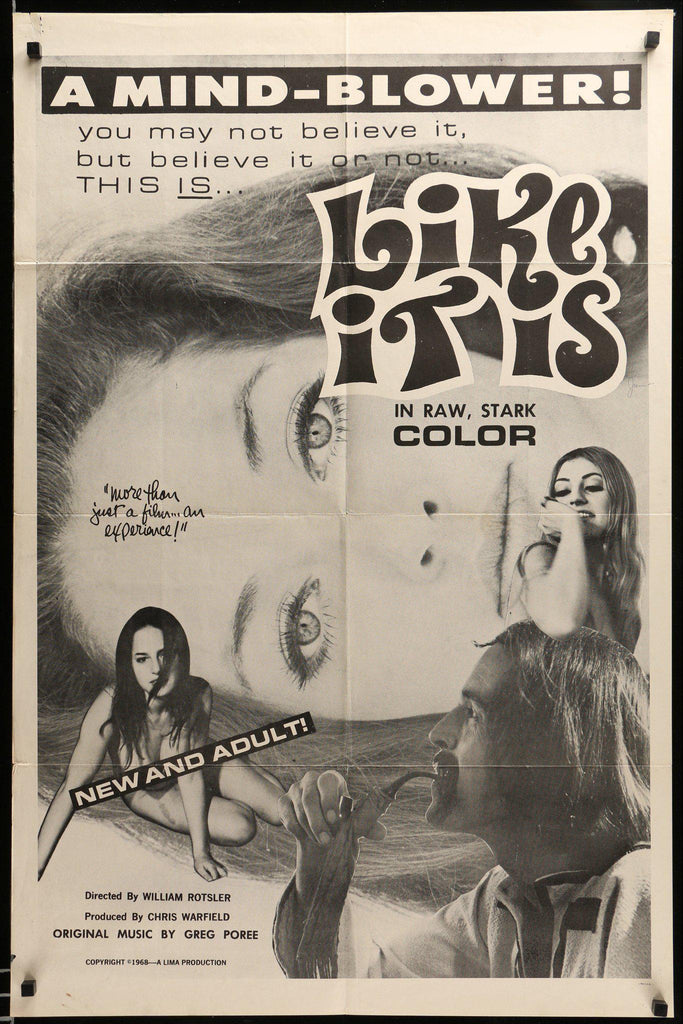 Like It Is Original Vintage Movie Poster
