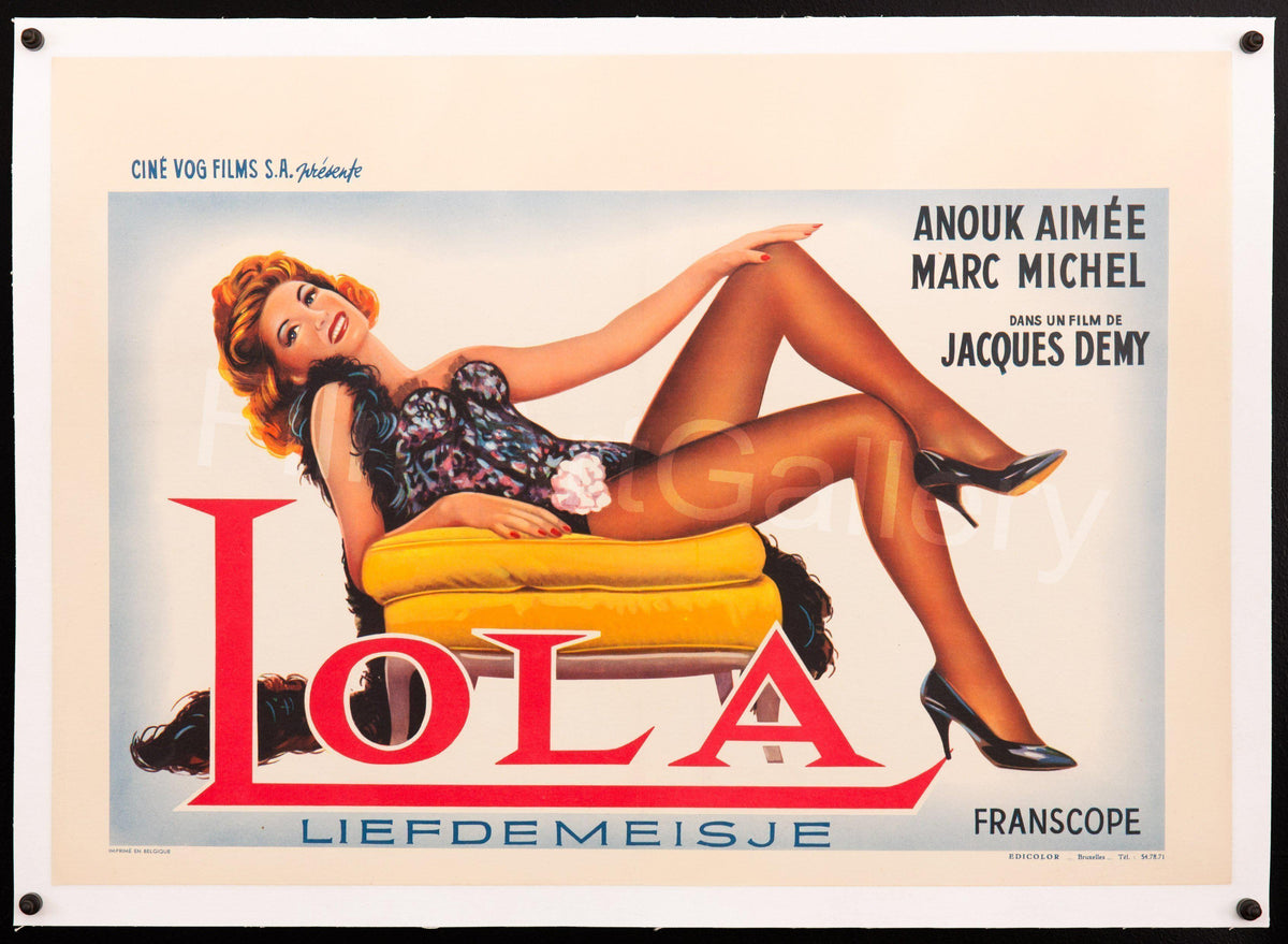 Lola Belgian (14x22) Original Vintage Movie Poster