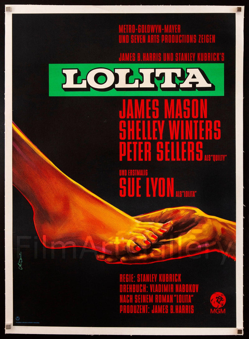 Lolita German A1 (23x33) Original Vintage Movie Poster
