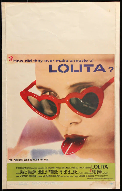 Lolita Original Vintage Movie Poster