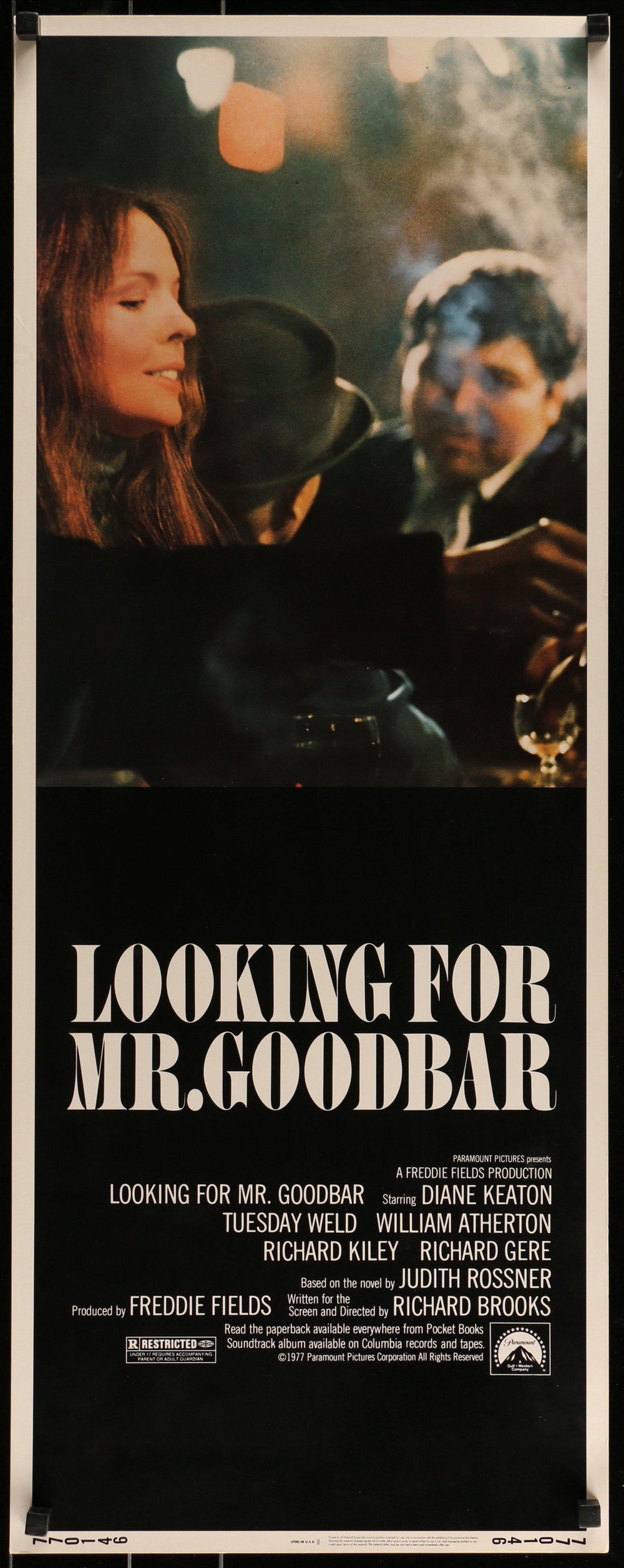 Looking for Mr. Goodbar Movie Poster 1977 Insert (14x36)