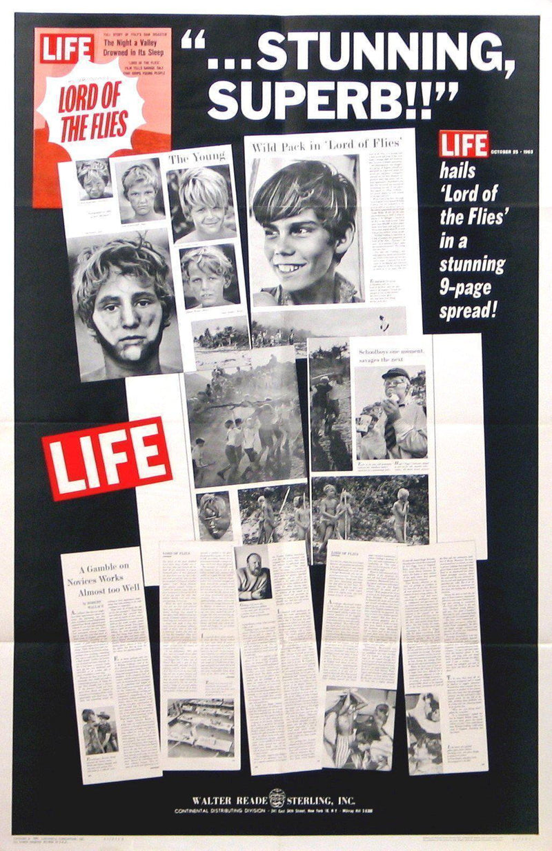 Lord of the Flies 1 Sheet (27x41) Original Vintage Movie Poster