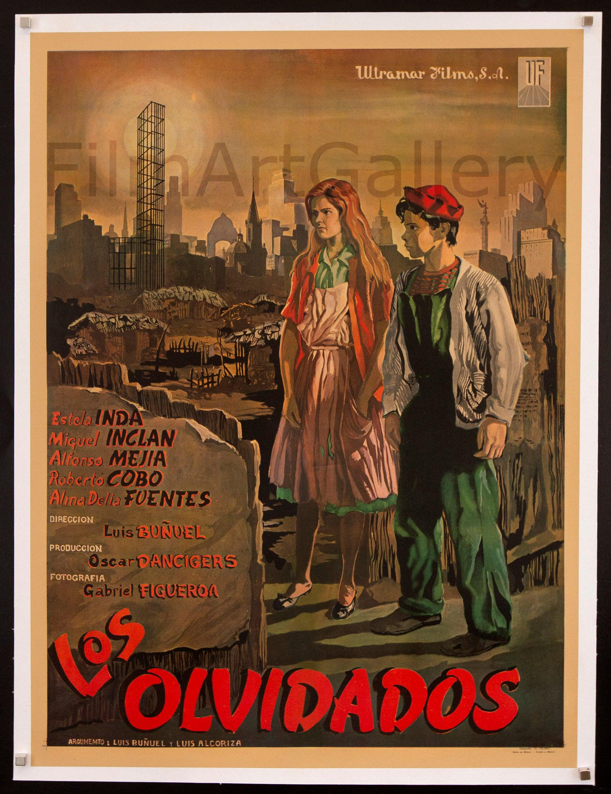 Los Olvidados 26x36 Original Vintage Movie Poster