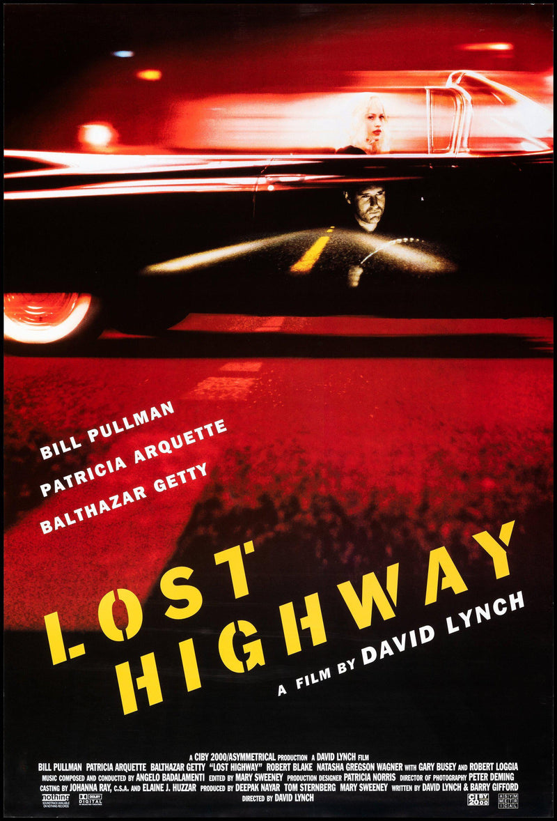 Lost Highway 1 Sheet (27x41) Original Vintage Movie Poster
