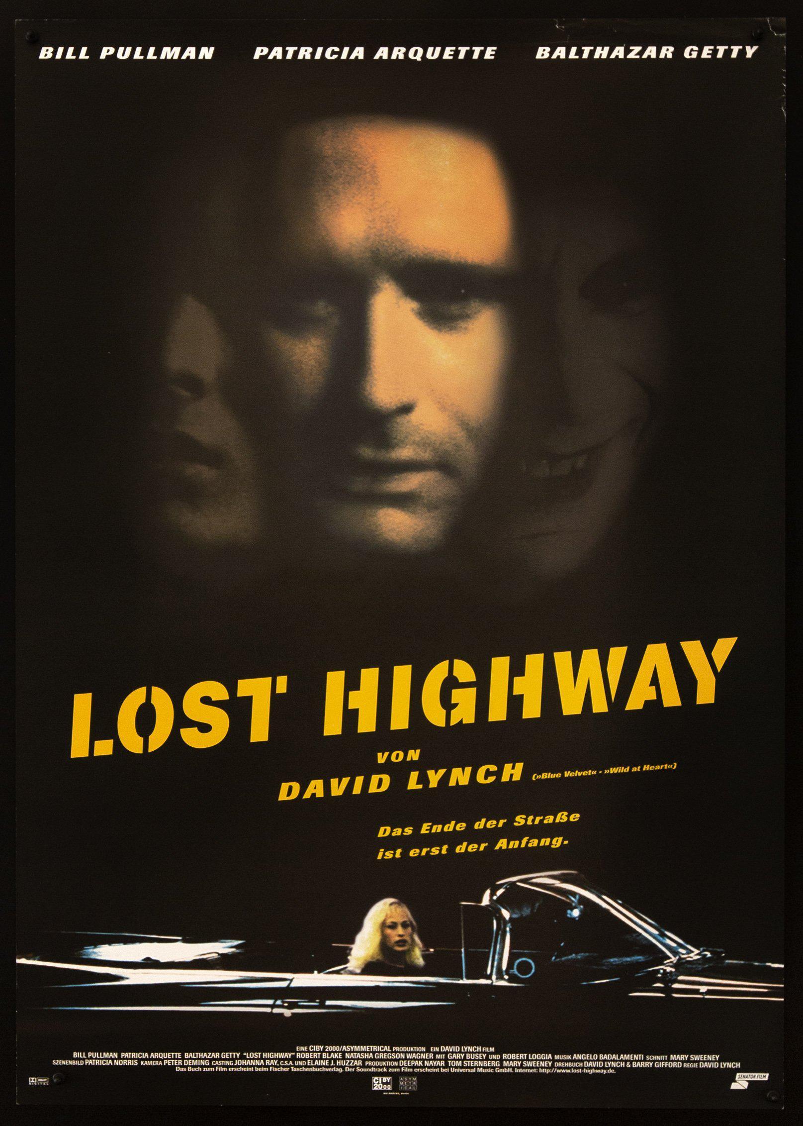 Lost Highway Movie Poster 1997 German A1 (23x33)