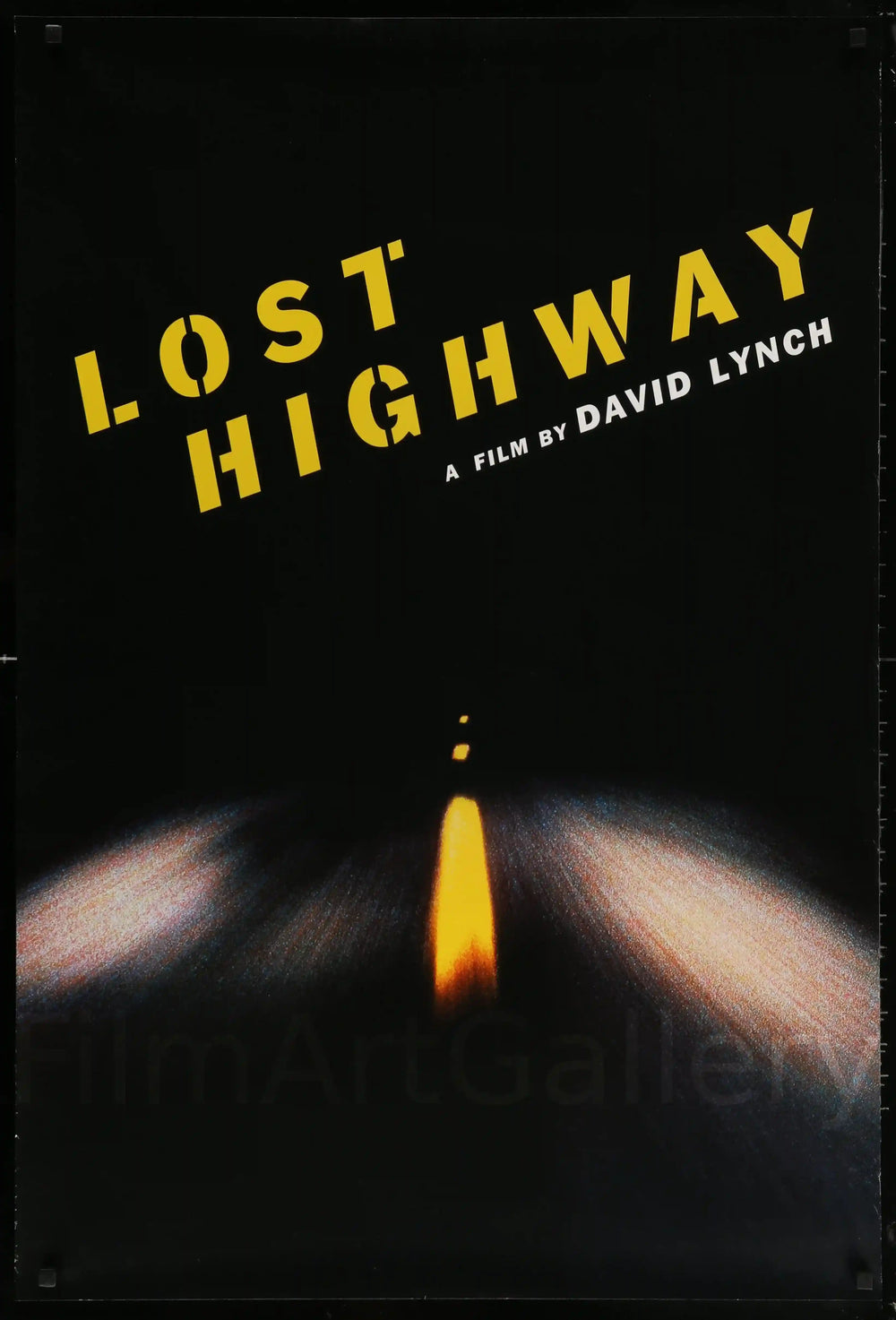 Lost Highway Original Vintage Movie Poster